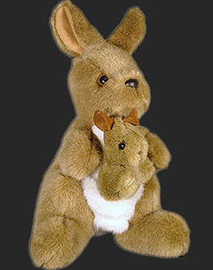 Kanga Australian Made Plush Kangaroo Toy