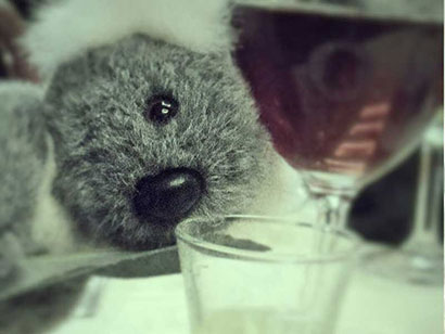 Jimmy with red wine and limoncello