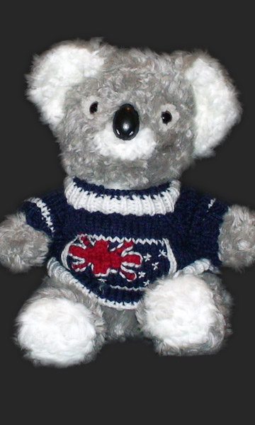 Scruffy Australian Made Plush Koala Toy 