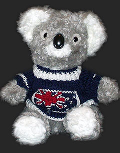 Scruffy Australian Made Plush Koala Toy 