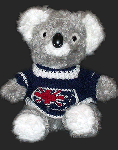 Scruffy Australian Made Plush Koala Toy 