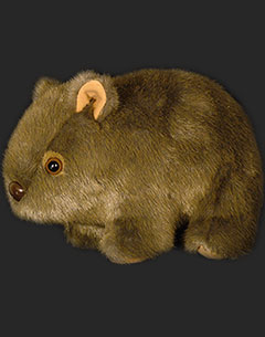 Wally Australian Made Plush Wombat Toy