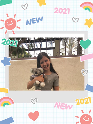 Cameron with Snowy the koala