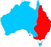 Kangaroo population map