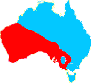 Kangaroo population map